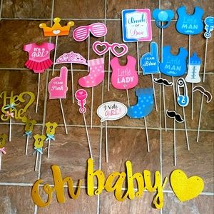 Gender Reveal supplies